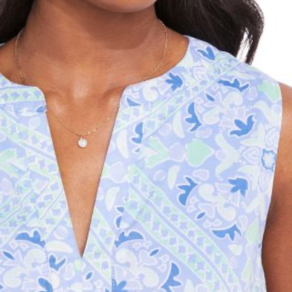 Vineyard Vines Scarf Print Tie Waist Dress - size small - Picture 2 of 8